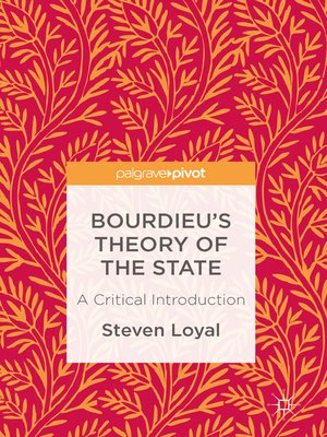 cover image of Bourdieu's Theory of the State